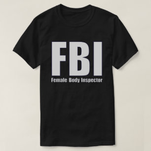 FBI-Vrouw inspecteur T-shirt