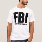 FBI-Vrouw inspecteur T-shirt (Voorkant)
