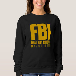 FBI Vrouwelijke Lichaamsinspecteur Major Eénheid V Trui