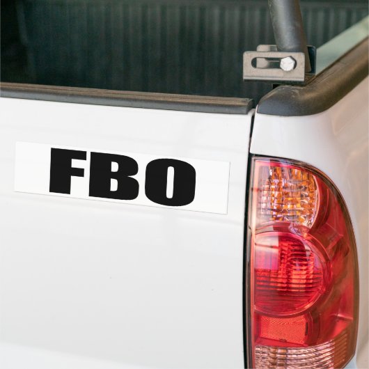 FBO BUMPERSTICKER (Op Truck)
