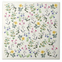 Fbotanische wilde bloemen plakken 6x6