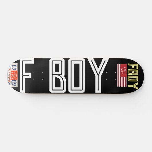 FBOY OFFICIEEL 8 1/4" Skateboard Deck (Horizontaal)
