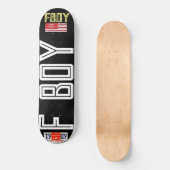 FBOY OFFICIËLE 8 1/4" Skateboarddek Persoonlijk Skateboard (Voorkant)