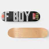 FBOY OFFICIËLE 8 1/4" Skateboarddek Persoonlijk Skateboard (Horizontaal)