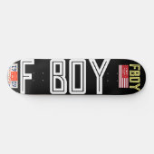 FBOY OFFICIËLE 8 1/4" Skateboarddek Persoonlijk Skateboard (Horizontaal)