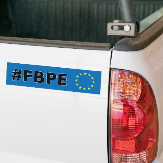 #FBPE Volg Pro anti-Brexit van de EU Bumpersticker (Op Truck)