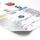 FC Barcelona 6–2 Real Madrid 20 Foto Afdruk (Hoek)