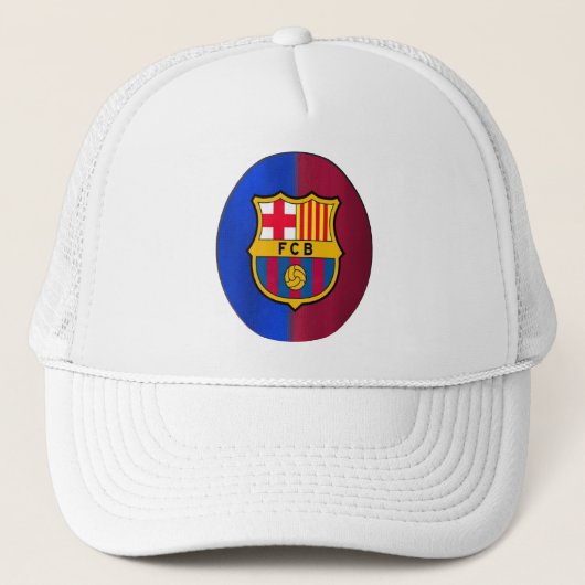 FC Barcelona Custom Hat – Barça Fan Cap with Perso Trucker Pet (Voorkant)