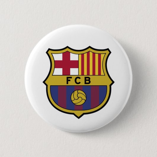 FC Barcelona voetbalteam broche Ronde Button 5,7 Cm (Voorkant)