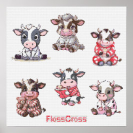 FC CROSS-STITCH KOE STICKERS! POSTER