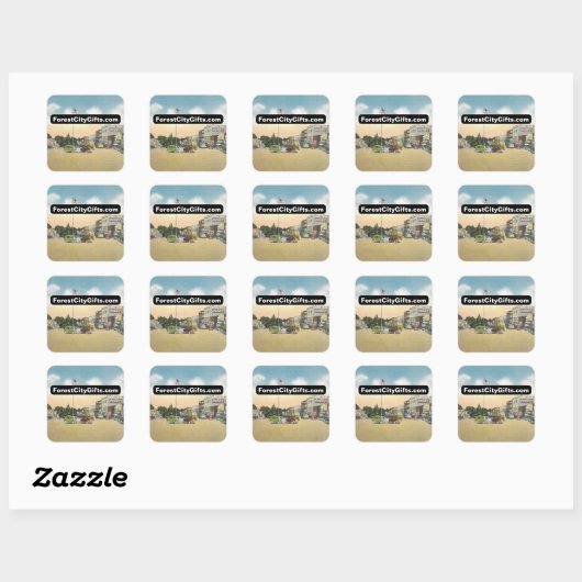 FC Gifts Square Sticker (Vel)
