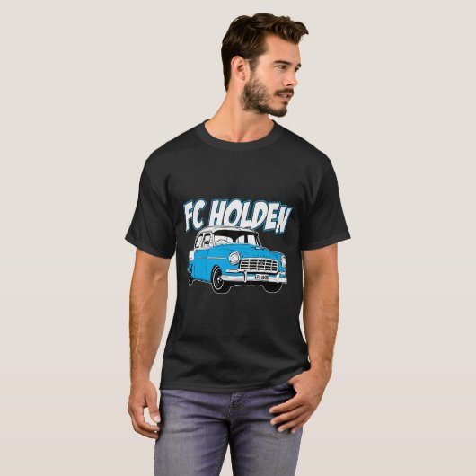 FC Holden — Blue — reverse T-shirt (Voorkant volledig)