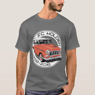 FC Holden — Station Sedan — Rood & wit T-shirt
