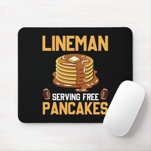 FC Lineman Serving Pancakes Daily Offensive Muismat (Met muis)