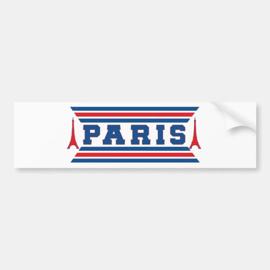 FC Parijs Bumpersticker (Voorkant)