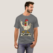FCAWF Funny Rooster vintage T-shirt (Voorkant volledig)