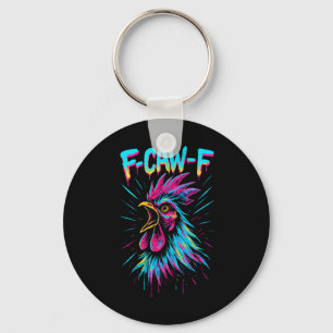 Fcawf Kip Grappige F-caw-f Haan Meme F Caw F M Sleutelhanger