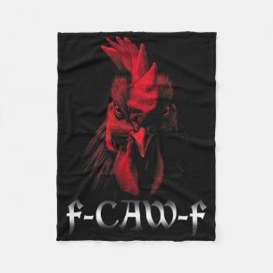 Fcawf T-shirt voor vrouwen Kip Haan F-caw-f Fleece Deken