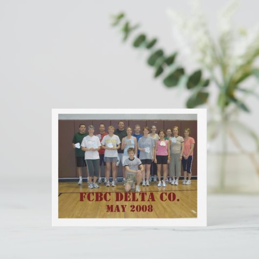 FCBC DELTA CO., mei 2008 Briefkaart (Staand voorkant)