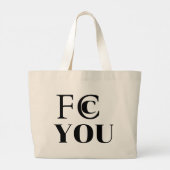 FCC YOU Boodschappentas Grote Tote Bag (Achterkant)