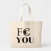 FCC YOU Boodschappentas Grote Tote Bag (Voorkant)