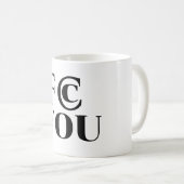 FCC YOU Coffee Mug Koffiemok (Voorkant rechts)