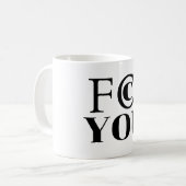 FCC YOU Coffee Mug Koffiemok (Voorkant links)