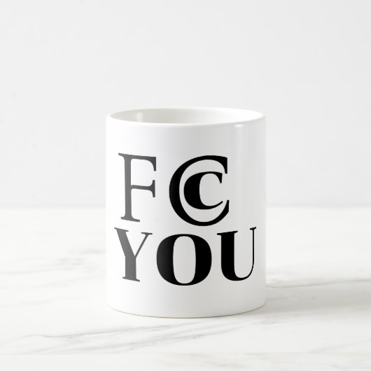 FCC YOU Coffee Mug Koffiemok (Center)