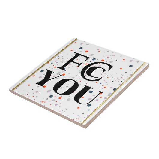 FCC YOU Keramische Tegels Tegeltje (Zijkant)