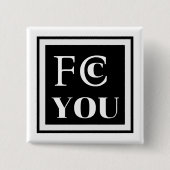 FCC YOU Koelkastknop Vierkante Button 5,1 Cm (Voorkant)