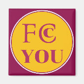 FCC YOU Koelkastmagneet Magneet (Voorkant)