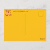 FCC YOU Postkaart (Achterkant)