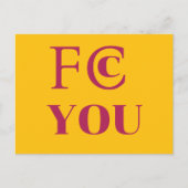 FCC YOU Postkaart (Voorkant)