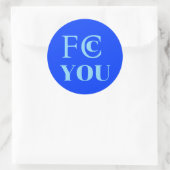 FCC YOU Sticker (Tas)