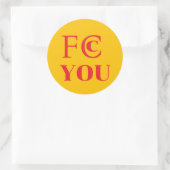 FCC YOU Sticker (Tas)