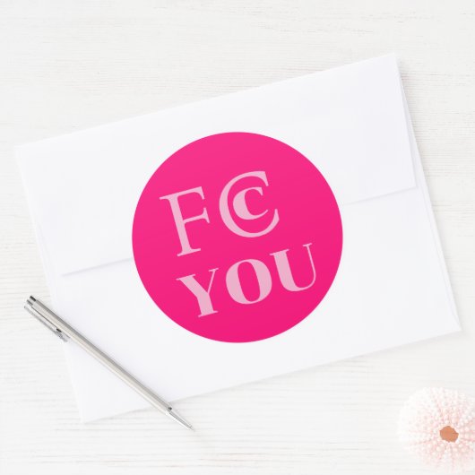 FCC YOU Sticker (Envelop)