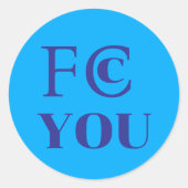 FCC YOU Sticker (Voorkant)