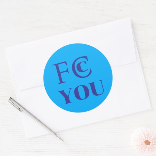 FCC YOU Sticker (Envelop)