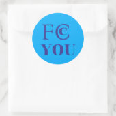 FCC YOU Sticker (Tas)