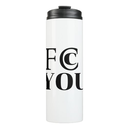 FCC YOU Thermische Tumbler Thermosbeker (Voorkant)