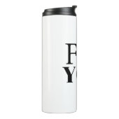 FCC YOU Thermische Tumbler Thermosbeker (Gedraaid links)