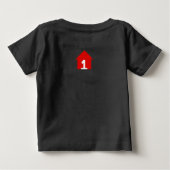 FCF Home Logo Baby Zwart T-shirt (Achterkant)