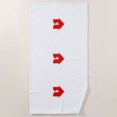 FCF Home Logo Normale strandlaken (Voorkant)