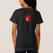 FCF Home Logo Zwart T-shirt (Achterkant)