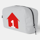 FCF Rode Logo Cosmetische Zak Toilettasje (Rechterhoek)