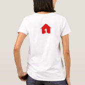 FCF Vrouwen Rood Logo T-shirt (Achterkant)