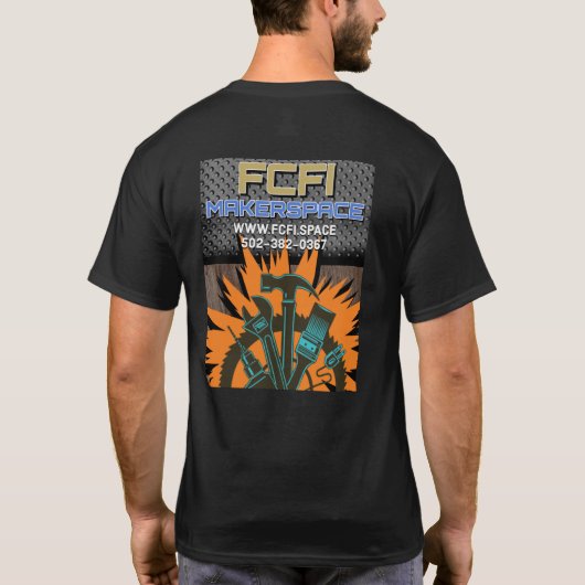 FCFI: Makerspace T-Shirt (Achterkant)