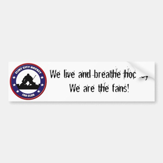 FCHFC Live & Breathe Bumpersticker (Voorkant)