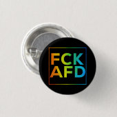 FCK AFD mit Rahmen schwarz Ronde Button 3,2 Cm (Voorkant /achterkant)