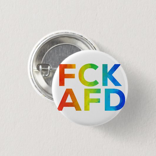 Fck AFD ohne Rahmen Ronde Button 3,2 Cm (Voorkant /achterkant)